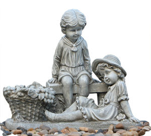 China Decor Outside Statue Water Fountains / Patio Water Fountain Customized /outdoor garden ornaments supplier