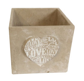 China S057CM Cube Shape Cement Garden Planters Cement Plant Pots With CE / GS Approved supplier