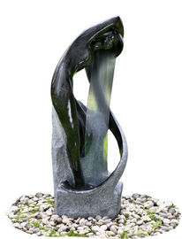 China Multi Shape Sculpture Water Fountains Garden Statue Fountains White / Black Color supplier