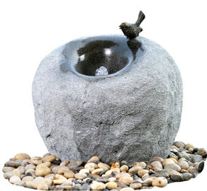 China Cement Material Modern Outdoor Fountains , Rock Color Stone Garden Fountains supplier