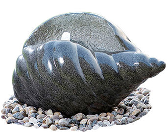 China Shell Shape Cast Stone Fountains For Home Decoration Weather Resistant supplier