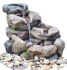 Natural Rock Water Fountains For Home Decoration , Weather Resistant 