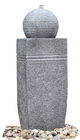 Outdoor Sphere Water Fountains , Granite Ball Fountains In Fiberglass / Resin Material