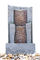 Stone Step 3 Tier Outdoor Fountain , Exterior Water Fountains In Granite Color supplier