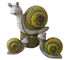 Caroon Snail Garden Ornaments , Animal Garden Ornaments OEM Acceptable supplier