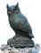 Cast Stand Up Owl Statue Water Fountains Indoor Outdoor OEM &amp; ODM supplier