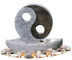 2 LED Lights Oriental Buddha Water Fountain With Light , Taiji Diagram Shape 23&quot; supplier