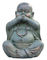 Fiber And Resin Lucky Laughing Indoor Buddha   for Indoor Outdoor Winter Decorations supplier