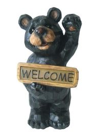 China Cute Standing Bear Welcome Solar Garden Lights Animals With White Light supplier