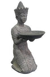 China Traditional Kneeing Statue Water Fountain Bird Bath With CE GS TUV UL supplier