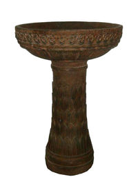 China Contemporary Large Bird Bath Bowl With Antique / Ice - Cream Color supplier