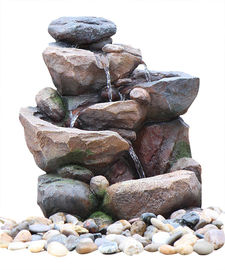 China Professional 3 Tier Outside Rock Water Fountains For Garden Ornaments supplier