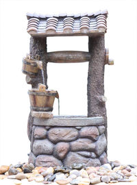China Customized Design Outdoor Tiered Water Fountains In Chinese Well Shape   supplier
