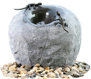 China Multi Size Cement Water Fountains / Stone Water Fountains For Gardens  supplier