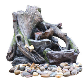 China SAC # S00254 Creek Stake Rock Water Fountains For Garden / Patio supplier