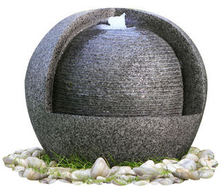 China Resin Material Sphere Water Fountain Outdoor With CE / GS / TUV / UL Certificate supplier