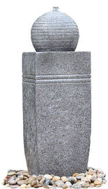 China Outdoor Sphere Water Fountains , Granite Ball Fountains In Fiberglass / Resin Material supplier