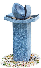 China Natural Split Cast Stone Water Fountains With  Fiberglass / Resin Material supplier