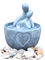Home Decoration Cast Stone Fountains Small Abstract Figure Nude Couple Water Fountain supplier